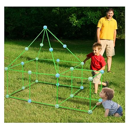 3d Diy Pipe Connecting Building Blocks | Building Toys For Kids, Stem Construction Toys Forts & Structures, Indoor & Outdoor Toys For Boys, Girls