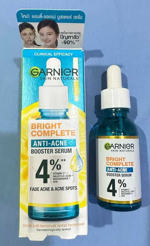 Garnier Skin Naturals Bright Complete Anti Acne Booster Serum 30ml.