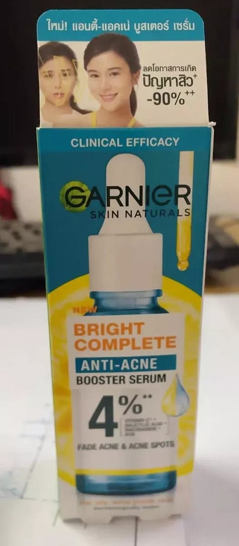 Garnier Skin Naturals Bright Complete Anti Acne Booster Serum 30ml.