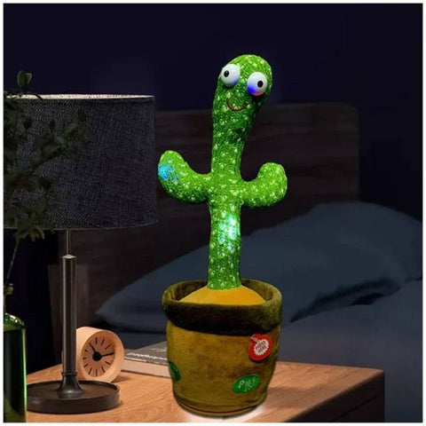 Portable Rechargeable Dancing Cactus Toy Funny Education Toys For Babies