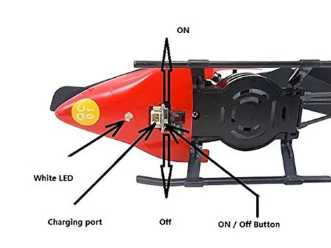 Rechargeable Flying Hand Sensor Control Helicopter | Sensing Flight With Lights, Remote-controlled Aircraft, Withstanding Impact And Playing