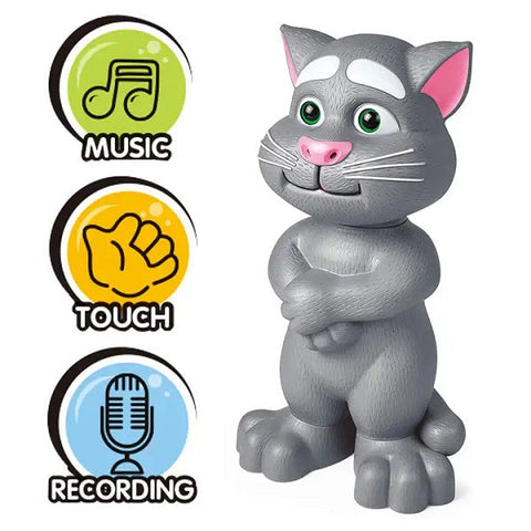 Talking Tom Intelligent Mimicking Toys Kids With Mouth Recording | Story, Music & Touch